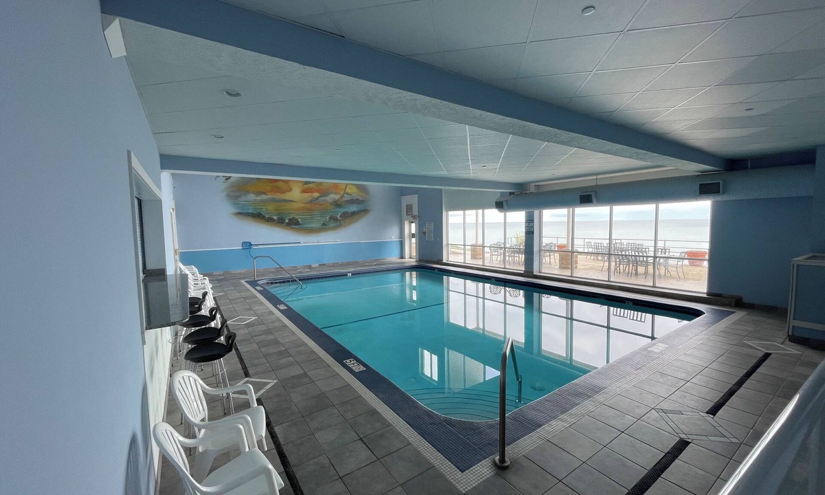 Geneva-on-the-Lake Condo | 2-BR/2BA Lakefront Condo-private beach/indoor pool-rent 3 get 4th free -ask!