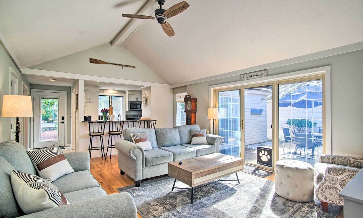Mews Village Cottage | 2 Mi to Beach: Retreat w/Pool & Grill in Mashpee!