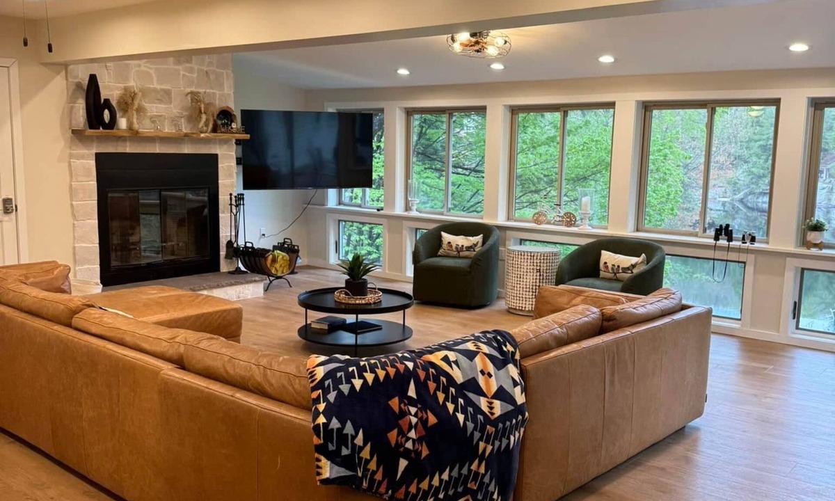 Mongaup Valley House | 7 Bedroom Lakefront with Private Dock