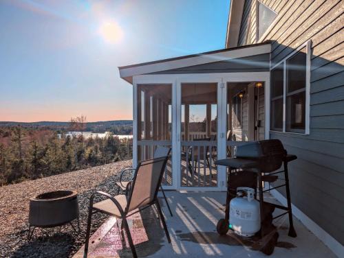 Sullivan House | Acadia Sunset Fishing Cabin #3 family beach fire pit
