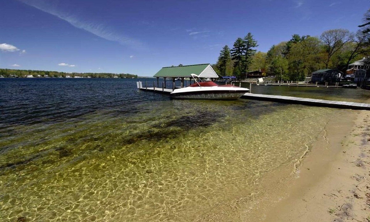 Gilford Condo | Beautiful Lake Winnipesaukee waterfront, beach and dock.