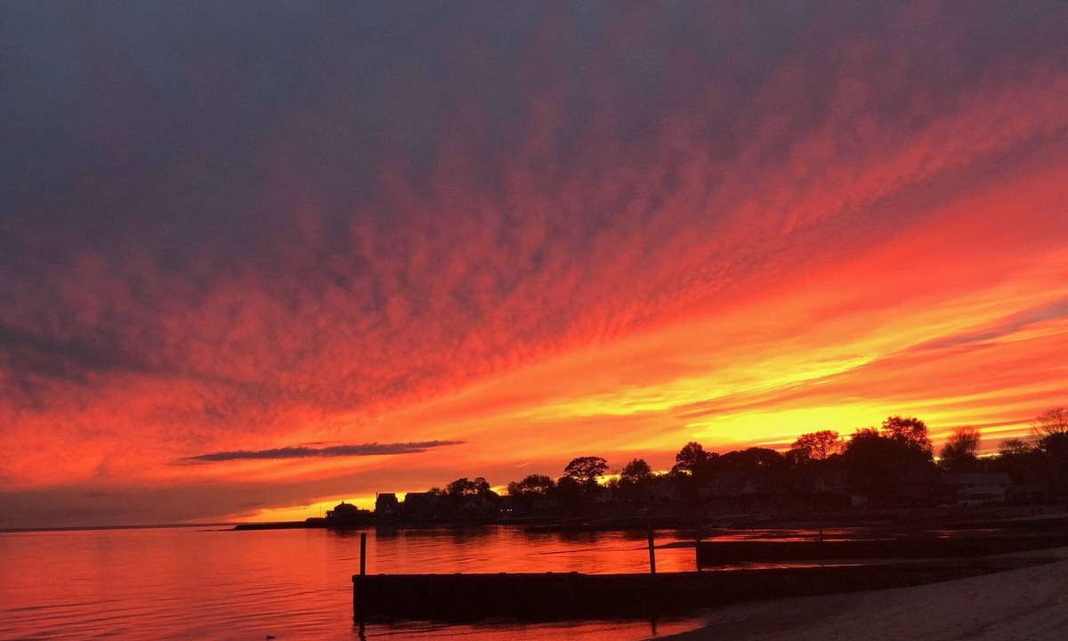 Westbrook Center House | Beautiful waterfront home with private sand beach and amazing views