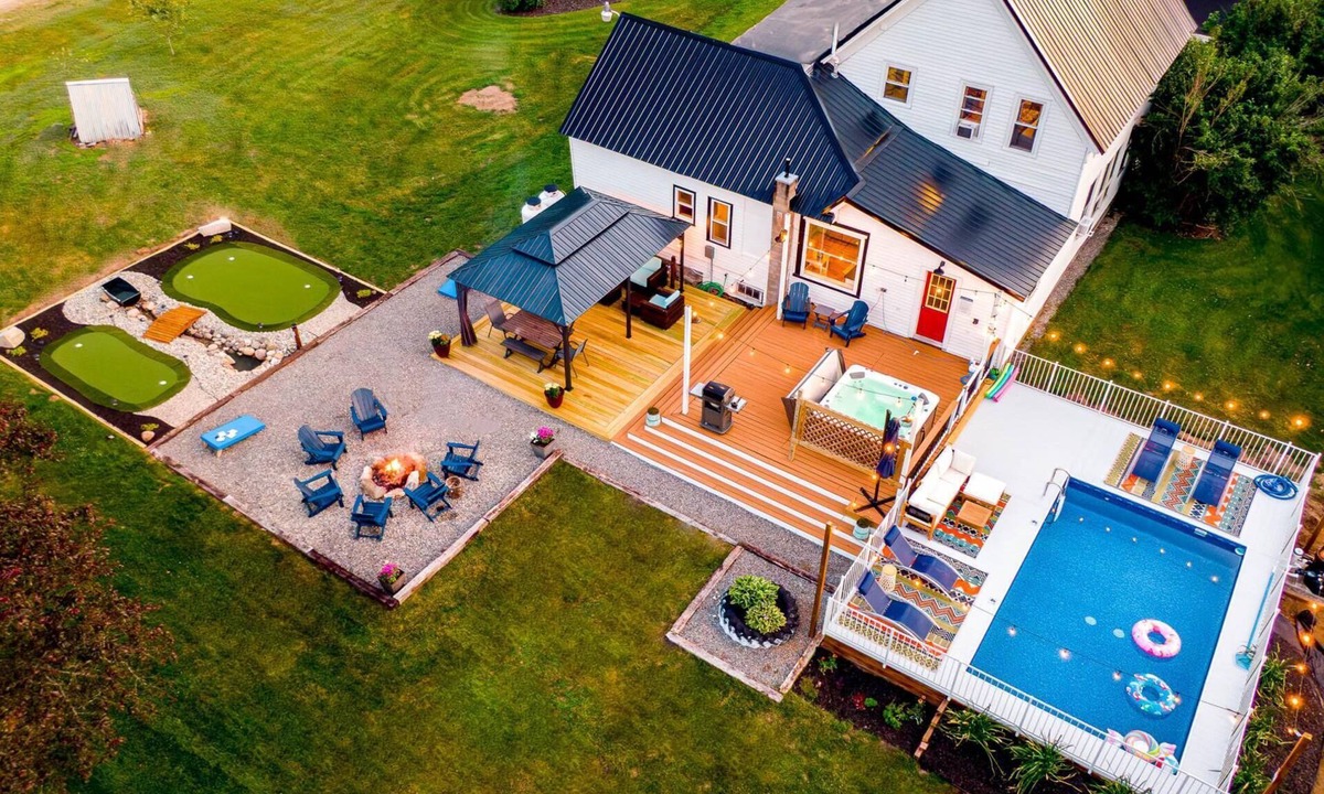 Sunday River Area House | Charming Farm House- Game Room & Hot Tub, Fire Pit
