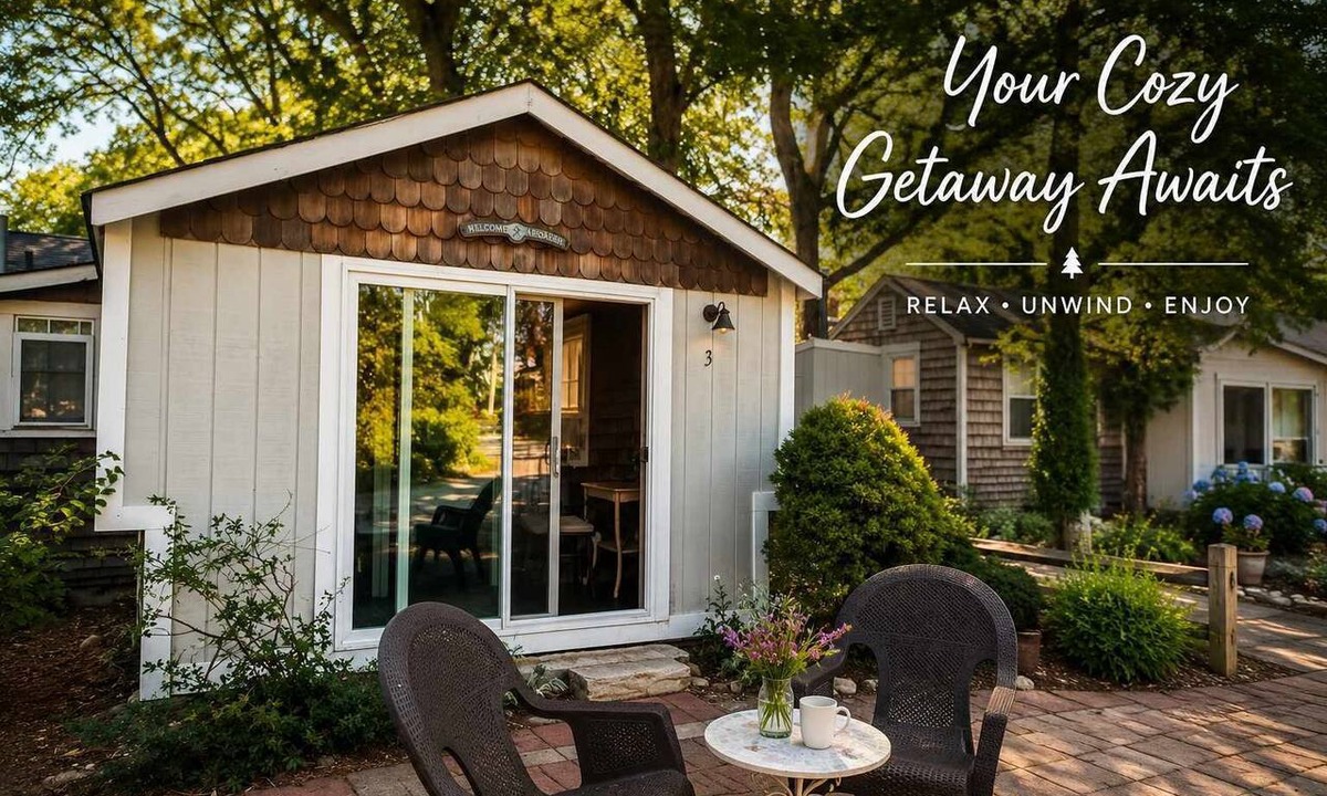 Bass River Cabin | Charming One Bedroom Cabin on Cape Cod Campground!