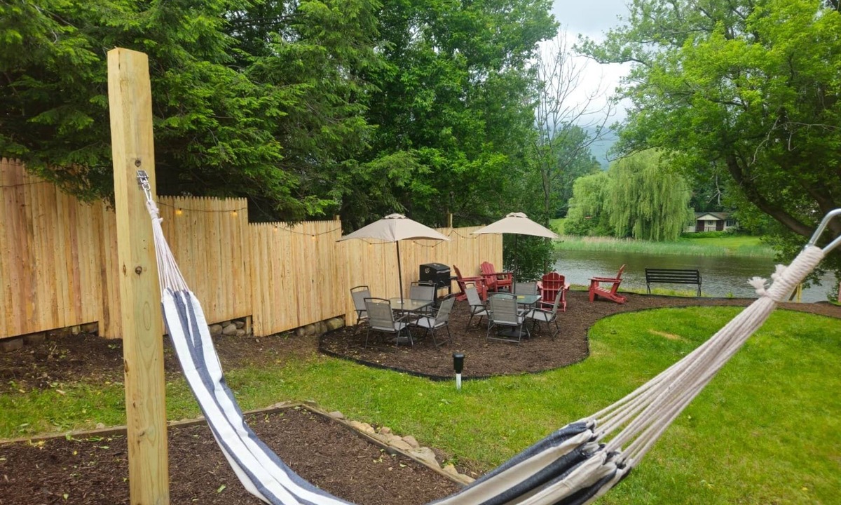 Wilmington Apartment | Condo with Backyard Oasis on Ausable River