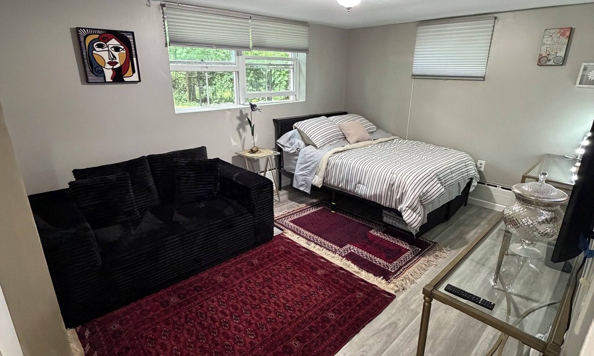 Albany Apartment | Cozy 1 bedroom apt! Prime location! King & Full bed! Sleeps 4! 2 smart TVs!