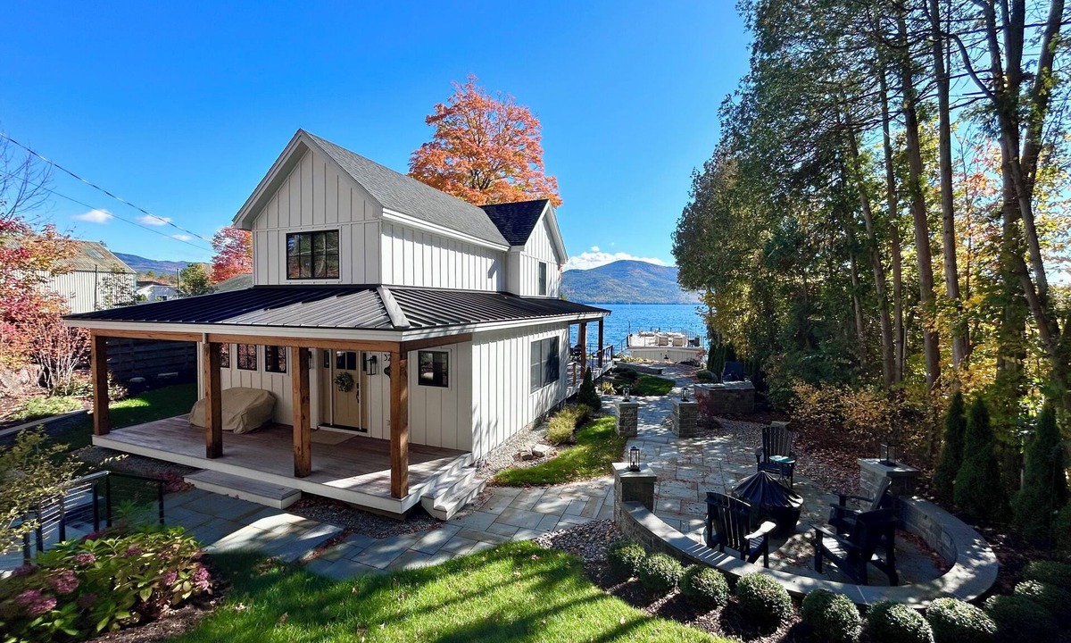 Bolton Landing House | Cozy-Luxury 1890 FR SMITH Farmhouse on Lake George: Boathouse, Sundeck, Dock