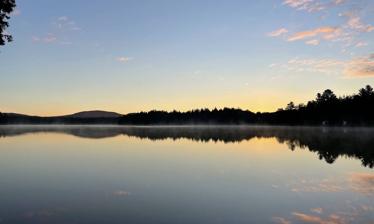 Kingfield Cabin | Cozy & Private: waterfront retreat on 20 acres of beautiful forest