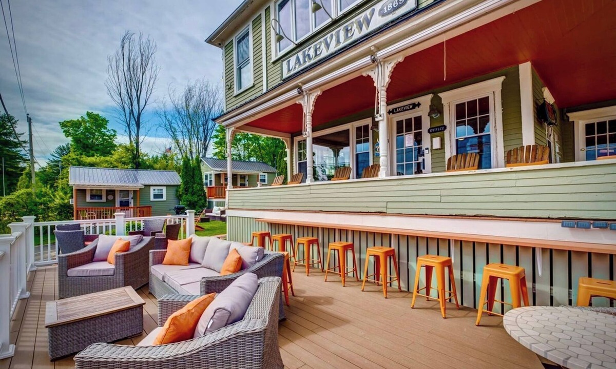 Weirs Beach Hotel | Cozy third floor room in Historic Inn