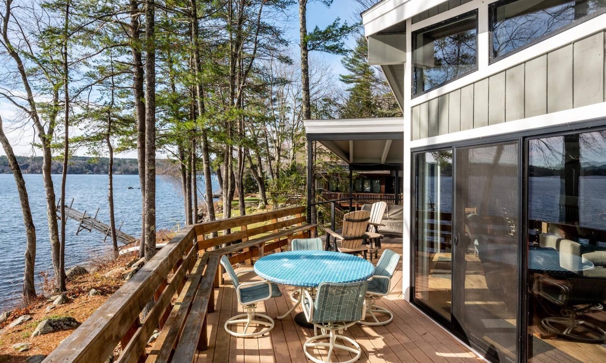 Moultonborough House | Cozy Waterfront Home with Private Dock, Kayaks and Rowboat