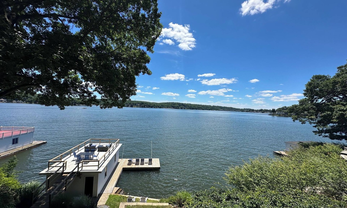 Hopatcong House | Endless Summer Lake Hopatcong Waterfront Escape, Private Dock & Boathouse Deck