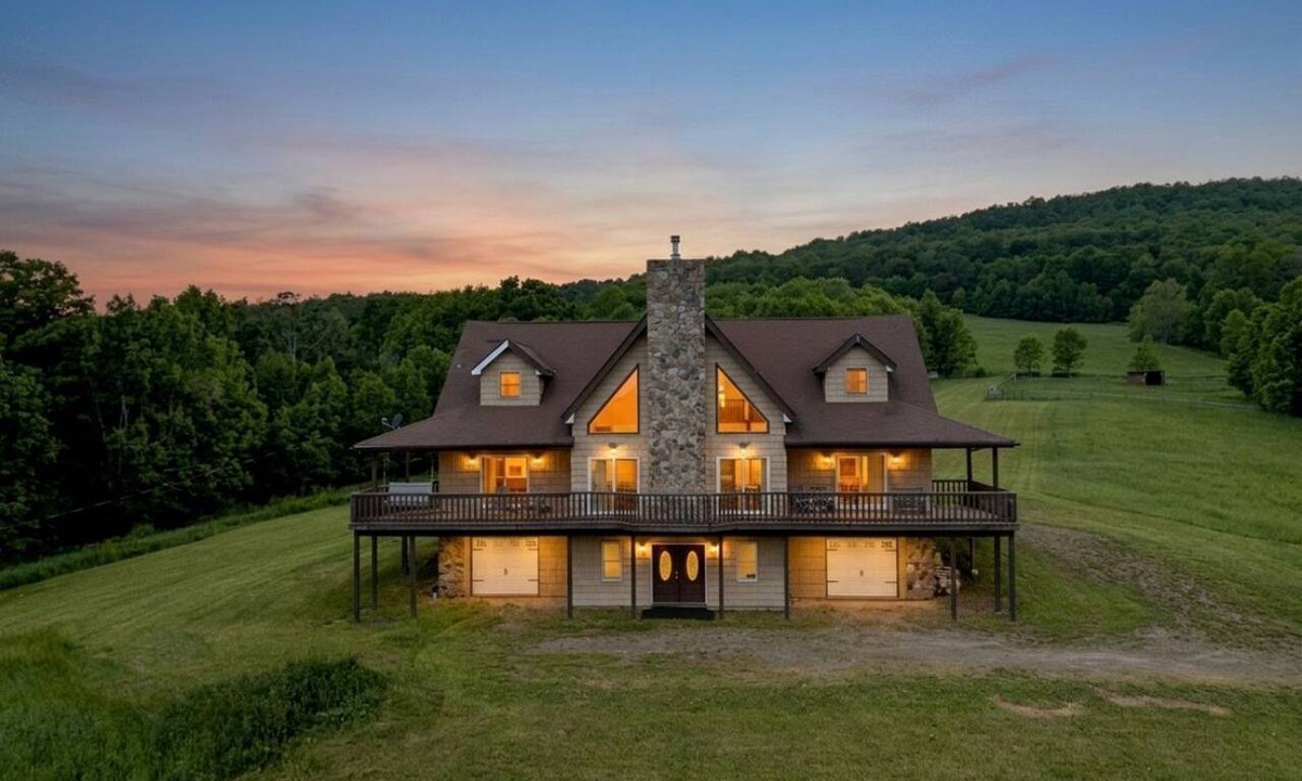 Stamford House | Expansive Getaway Designed for Gatherings with Game Room & Scenic Decks in Stamford, New York