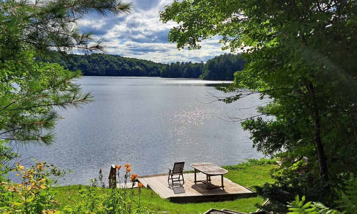 Monterey House | Garfield Grounds | Lakeside Guest Cottage Dock