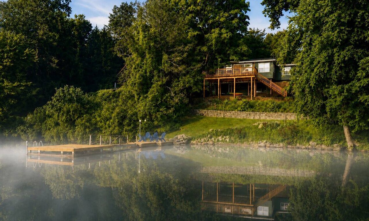 New Milford House | Golden Shore Cottage A Boutique Waterfront Retreat