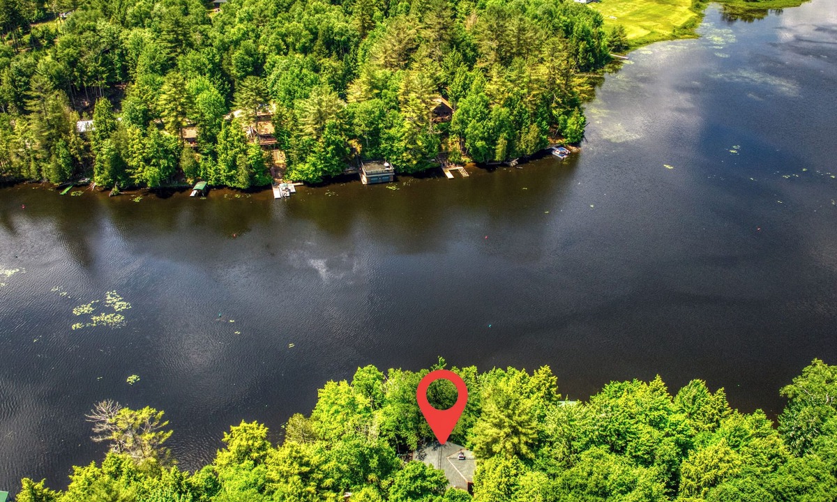 Saranac Lake House | Gorgeous Waterfront Camp on Lake Flower