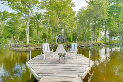 Saint Albans House | Hot Tub & Boat Dock: Waterfront Maine Retreat!