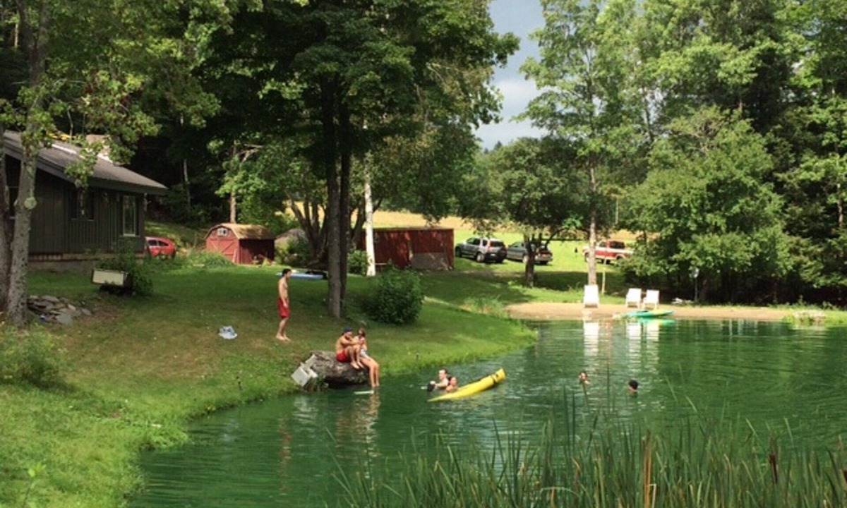 Arkville House | House Belleayre peaceful spring water swimming pond