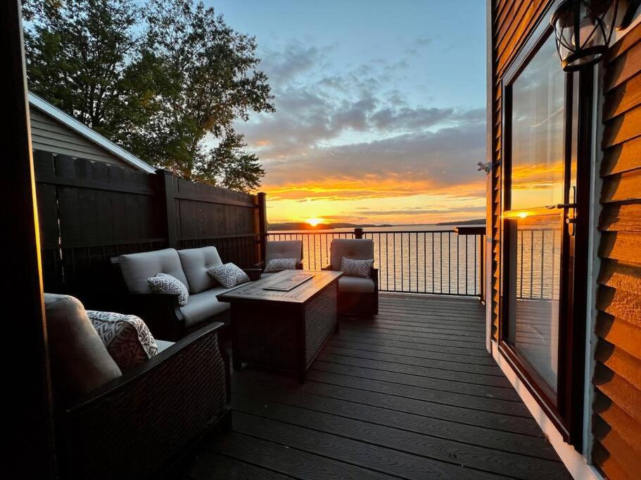 Colchester House | Huge camp with private beach and sunset views!