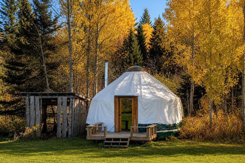 Powassan Cabin | Impressive Yurt with Wood-Burning Stove Ideal for Camping near North Bay