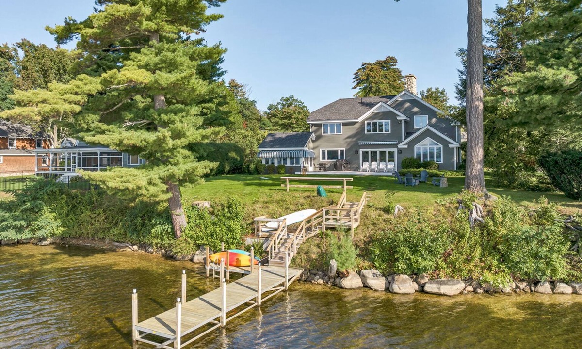 Melvin Village House | Lake Winnipesaukee Waterfront home on Melvin Bay with Dock Sleeps 12