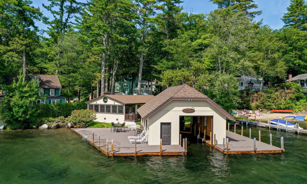 Alton Bay House | Lake Winnipesaukee Waterfront with Dock in Alton sleeps 6