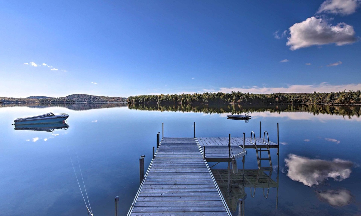 Liberty House | Lakefront Home with Deck, Dock, & Water Access!