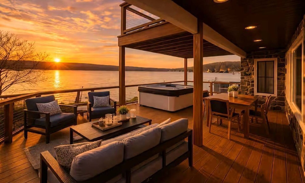 Bradford House | Lakefront Sunset Views w/Dock, Hot Tub & Firepit Near Watkins Glen