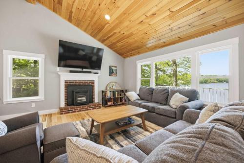 Wolfeboro House | Lakeside Escape on Crescent Lake with Sauna Fire Pit