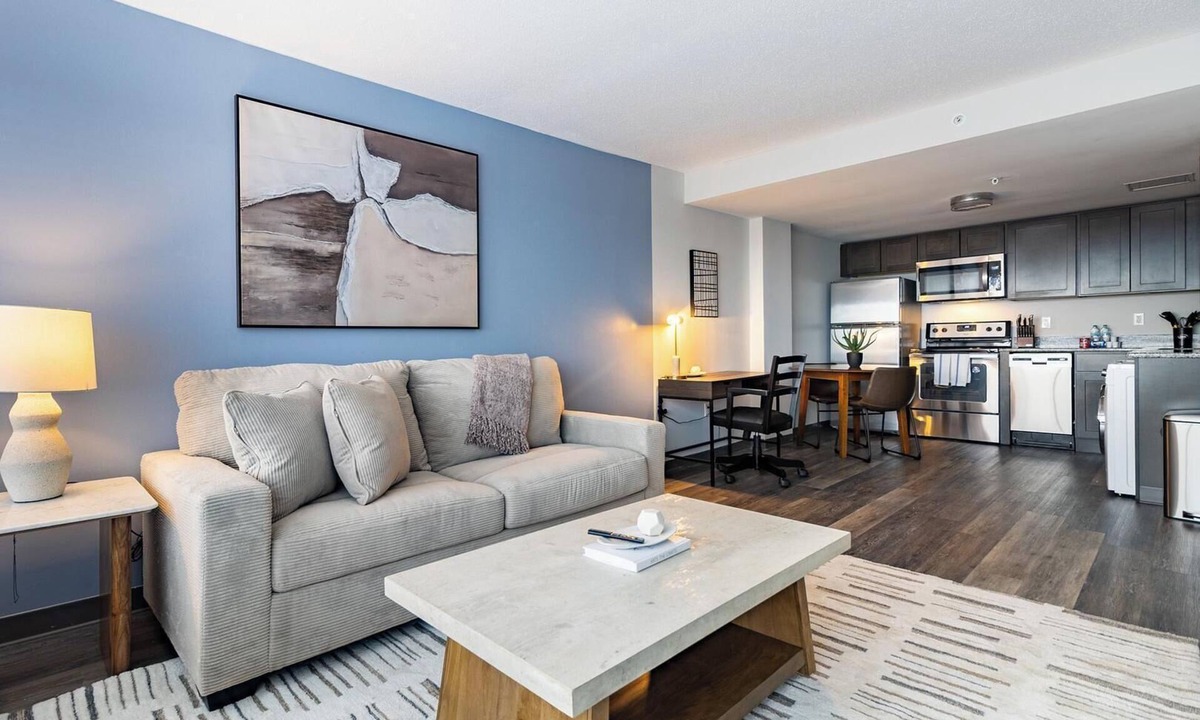 Downtown Hartford Apartment | Landing | Modern 1BD, Gym, Game Room