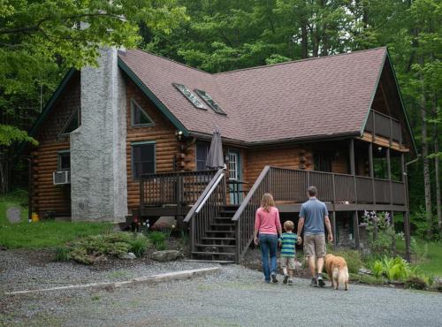 Pleasant Mount House | Log Cabin And 4 Bedroom Suites At Equestrian House