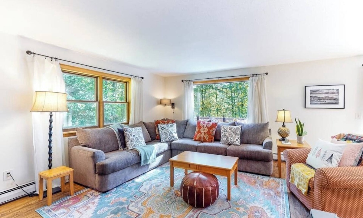 Pittsfield House | Lovely home close to hiking & skiing w/WiFi, firepit, balcony, wood stove, & W/D
