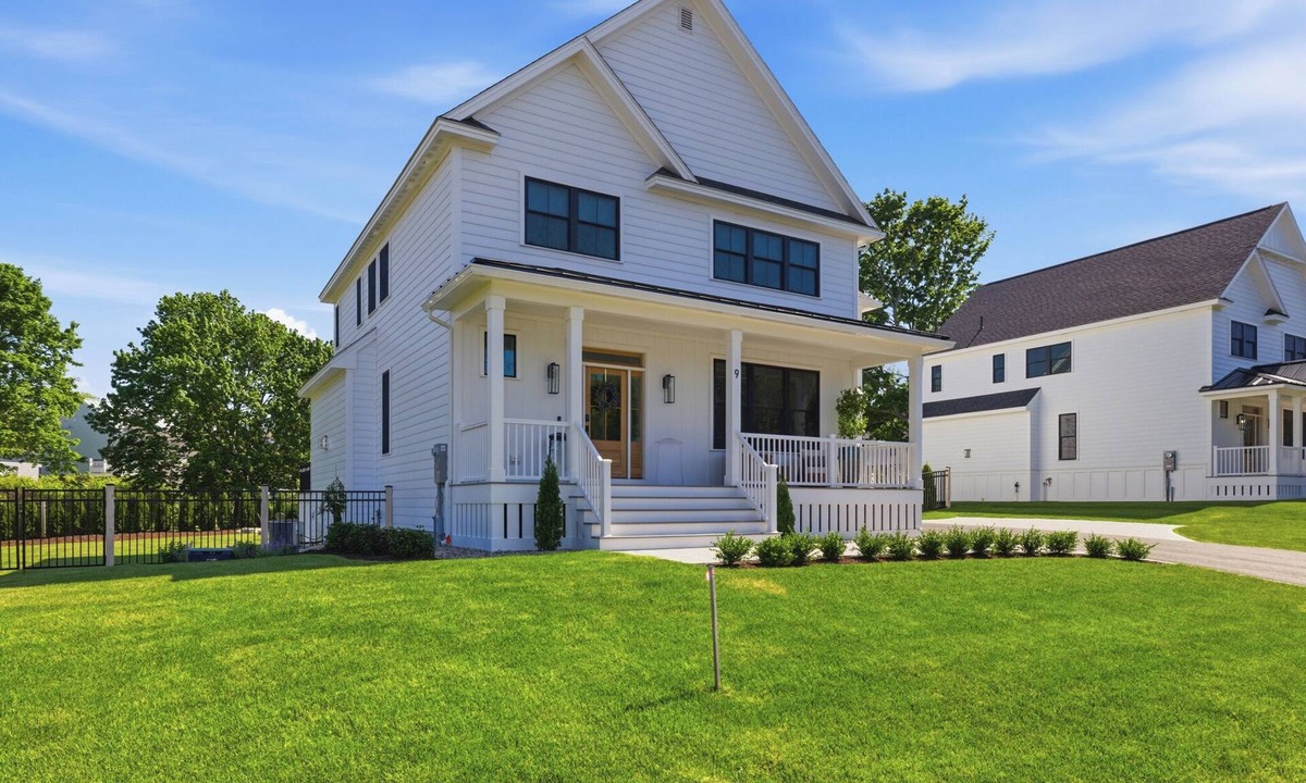 Kennebunk House | Luxury Designer Coastal Retreat | KBK | Heart of Lower Village—walk to shops, restaurants, and beaches, then unwind in your own private backyard oasis.