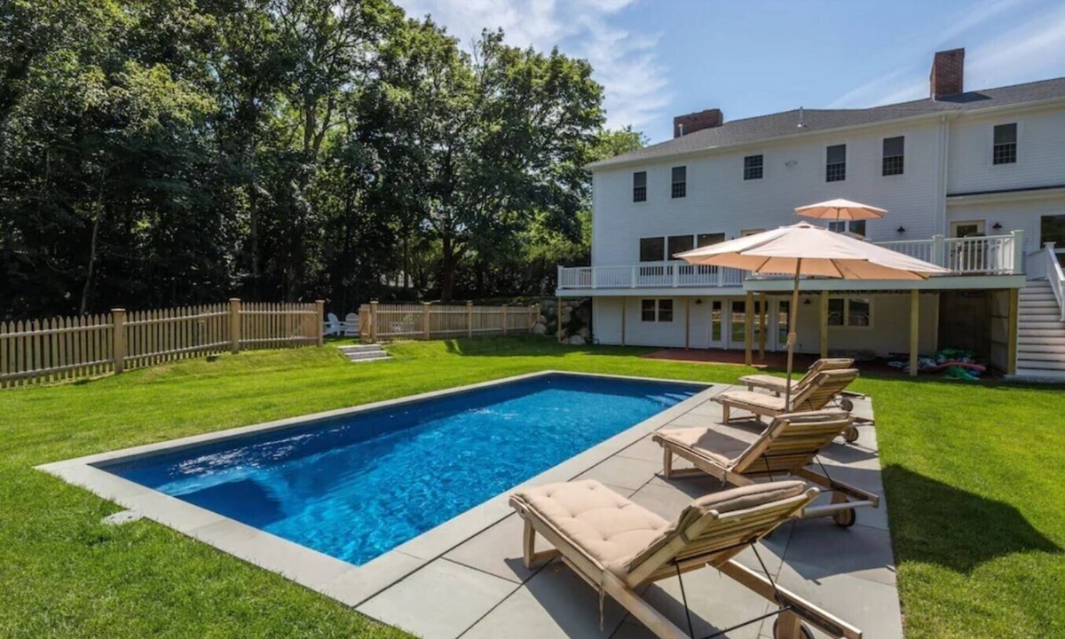 Centerville House | Luxury modern farmhouse w/heated pool, sports court, walk to Craigville beach!
