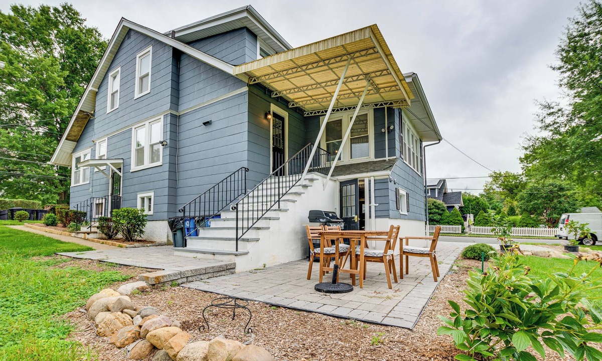 Madison House | Madison Home w/Patio: Walk to Main Street!