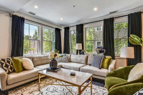 Jamaica Plain Apartment | Mid-Century Glam Retreat Near T