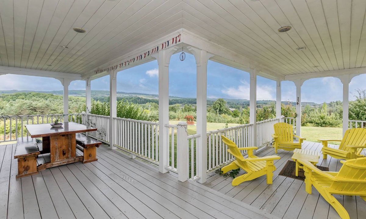 Terra Nova House | Modern Mulmur Shaker Farmhouse with Orchards and Gardens. Dogs and cats!