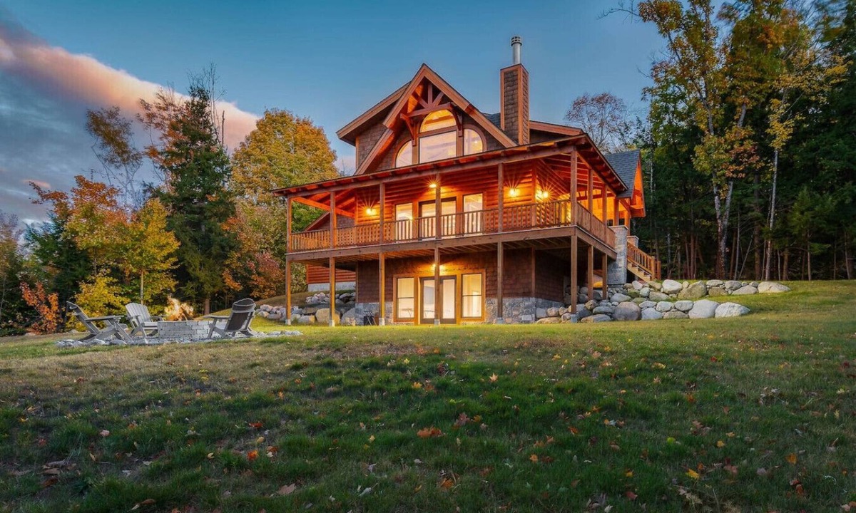 Center Conway Cabin | Mountain Vista | Luxe Log Cabin | Impressive Views