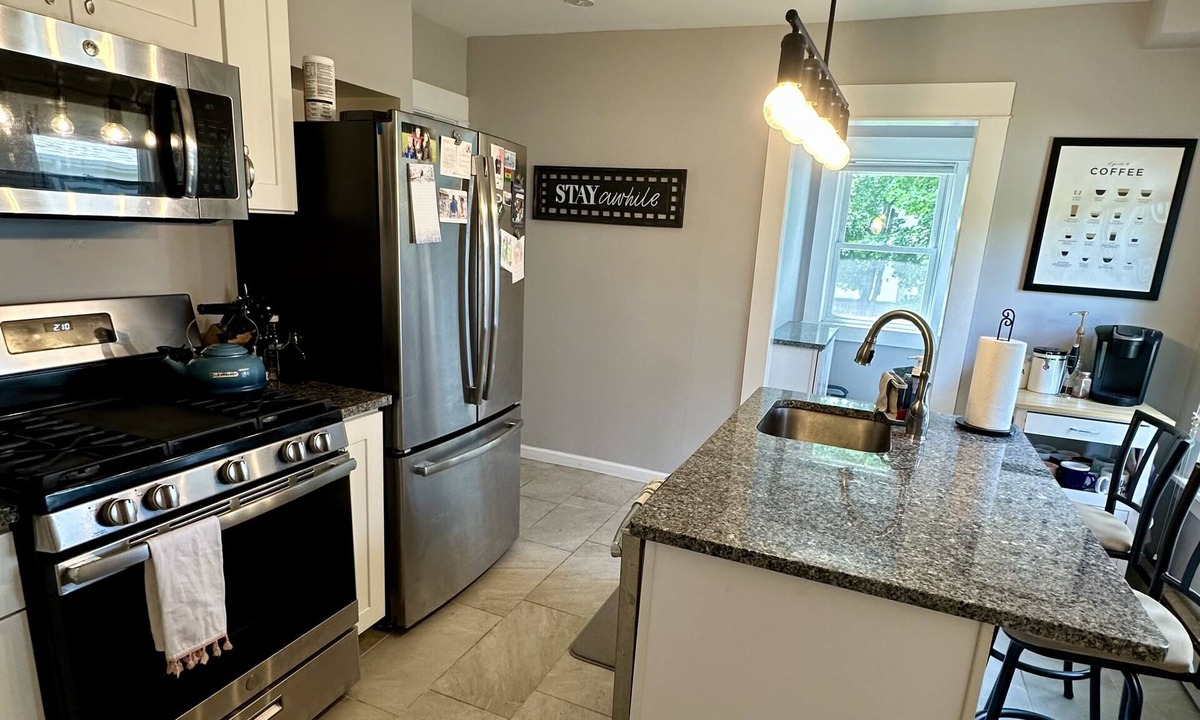 Central Manchester House | Newly renovated single-family home with firepit, patio, and pet-friendly yard!