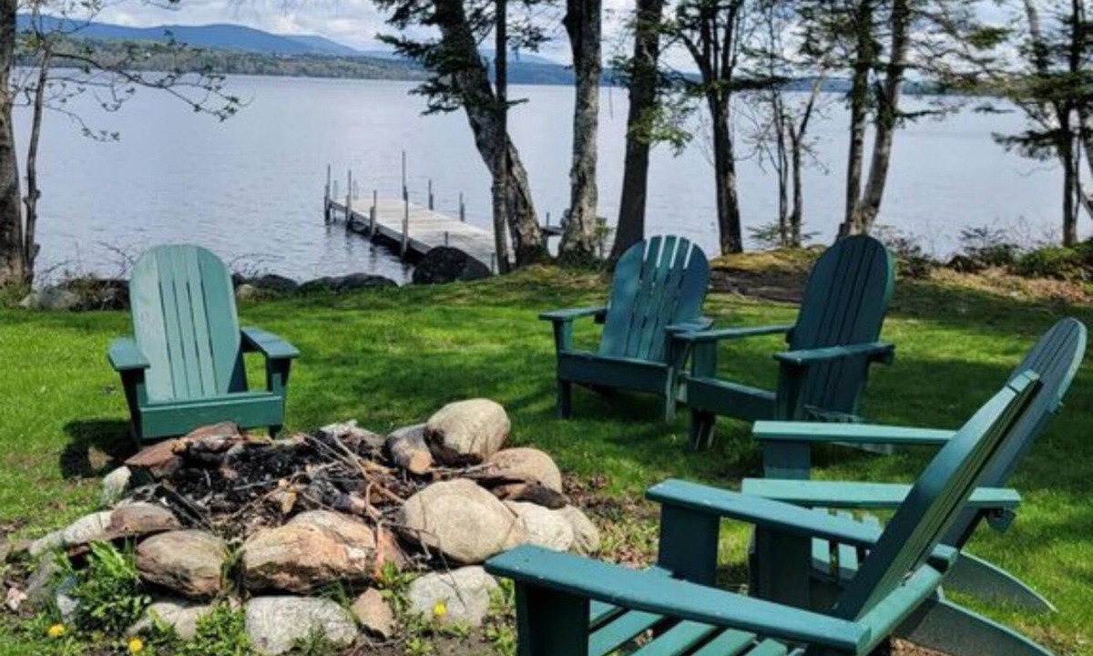 Rangeley Plantation Cabin | Niboban Cabin 14 - Golden Smelt, shared waterfront community