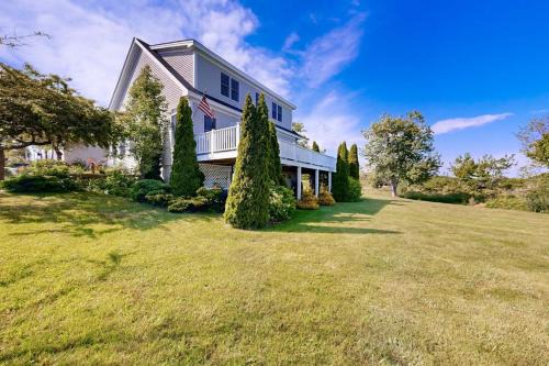 Harpswell House | Oceanfront home with dock, beautiful deck & firepit - steps to the beach