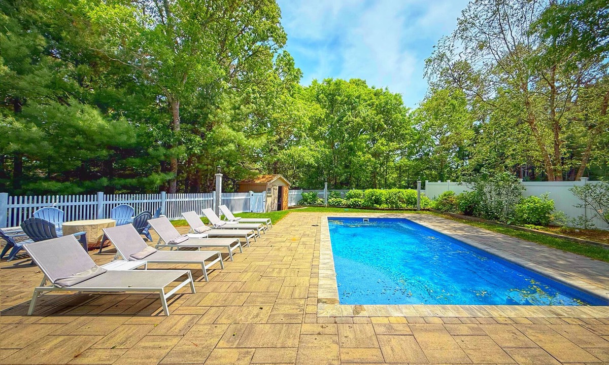 East Falmouth House | Overlook Poolside Getaway Heated Pool (May - Oct 20th)
