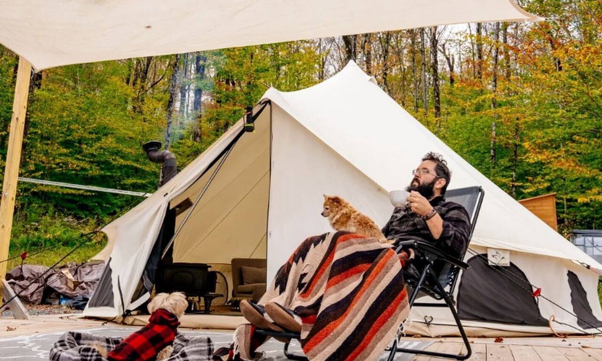 Petersburgh House | Piebald Mountain Pet Friendly Tents, Petersburg, New York