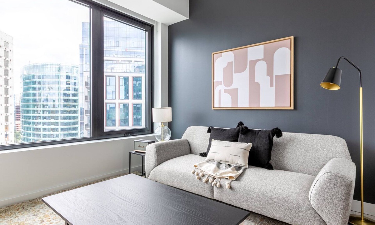 Seaport District Apartment | Practical Seaport 1BR w/Gym, Pool, W/D, Doorman