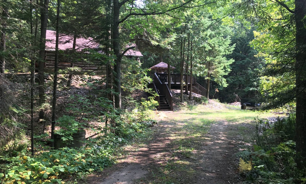 Balm Beach Cottage | Private beach access across the street-2BR Cottage in the woods-amazing sunsets