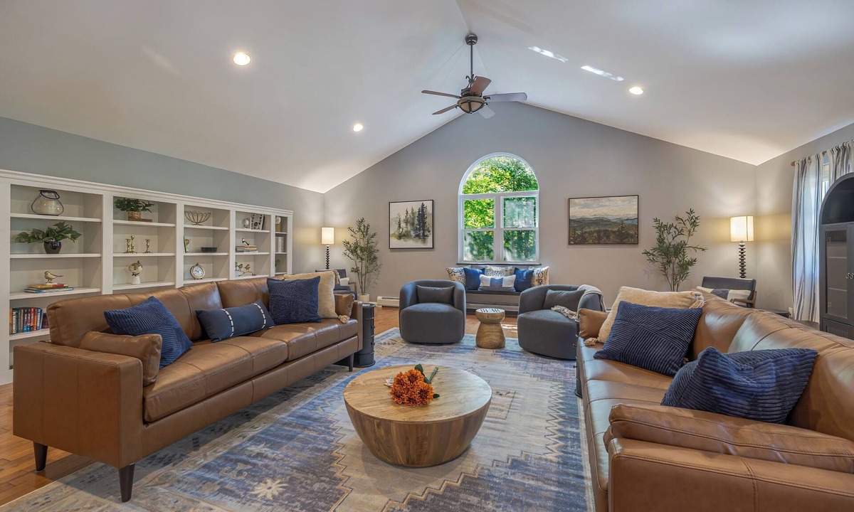 Ellsworth House | Reconnect at this Lux 4BR retreat near Acadia w/Fire Pit, Game Room, Yard Games & More