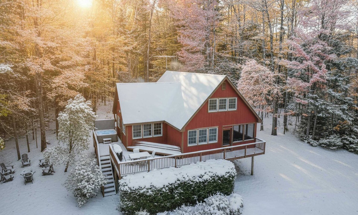 Wardsboro House | Red Hemlock Retreat | Hot Tub & Close To Mountains