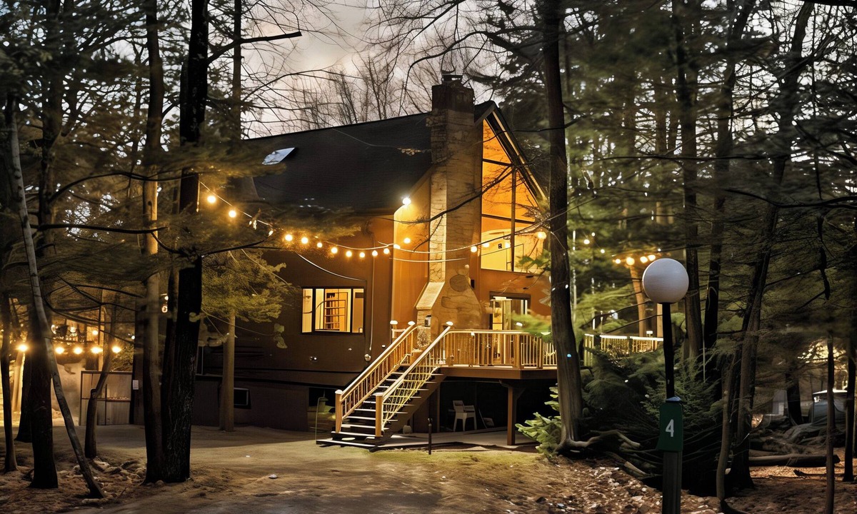 Lake Harmony Estates Cabin | Refined Cabin, Hot Tub, Fire Pit, Indoor Sauna, Game Room, Pool Table, Sleeps 14