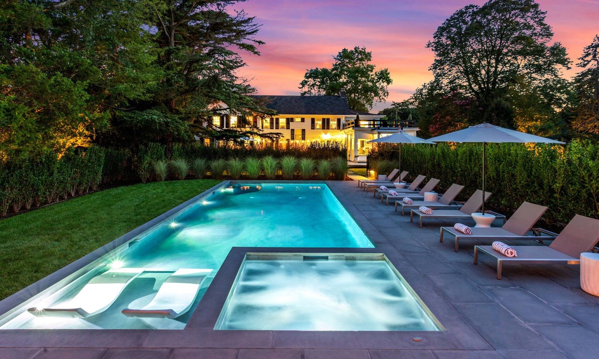 Bellport House | Resort-Style Bellport Estate: Private Heated Pool, Spa & Game Room