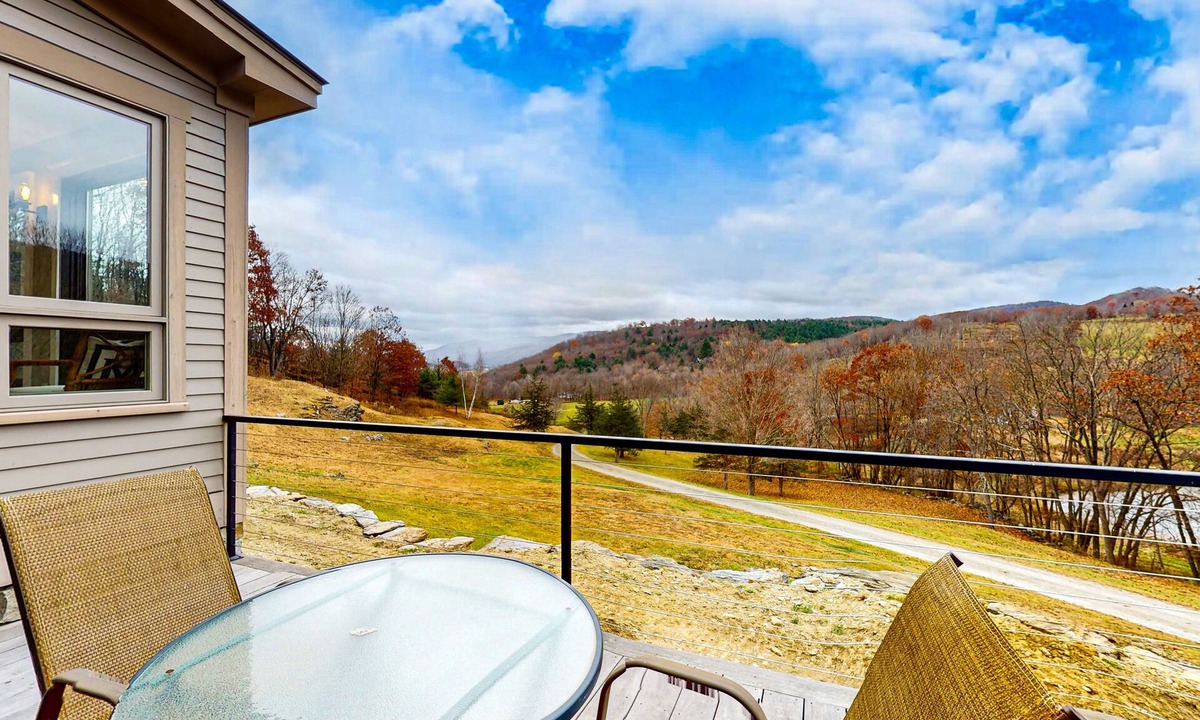 Pawlet House | Riverfront estate, mountain views, dog-friendly, fireplace, balcony, w/d, wifi