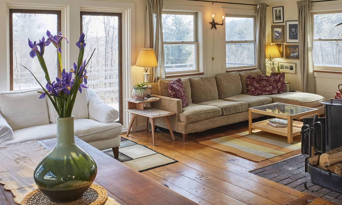 Otis House | Secluded Berkshire Getaway Home 7 acres with Lake Access Otis